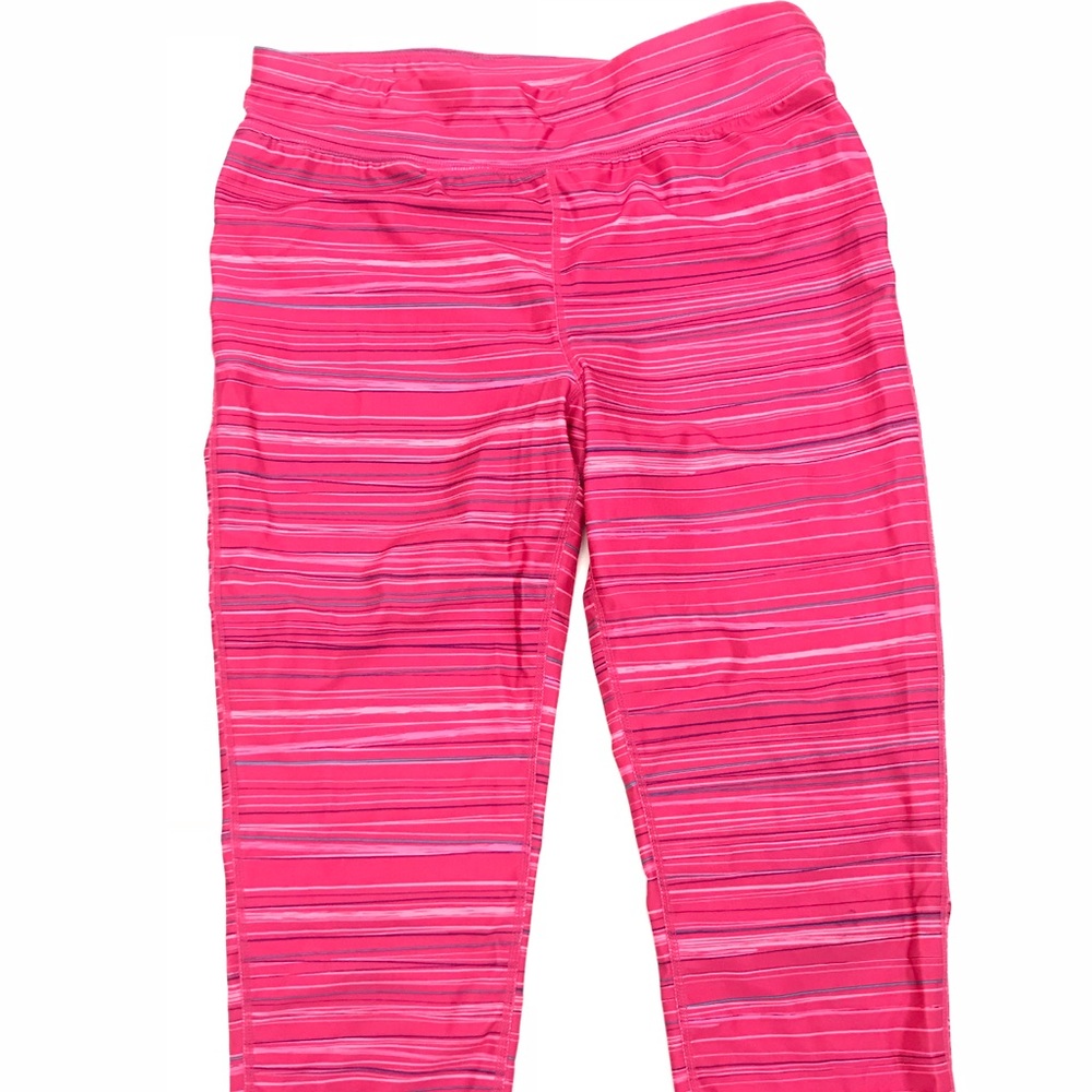 Hind pink striped leggings size M